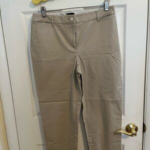 Talbots light tan cropped Pants